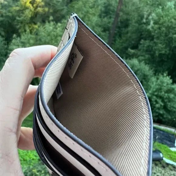 COACH Slim Id Card Case With Cherry Print CDG88 NWT AUTHENTIC - Picture 7 of 9